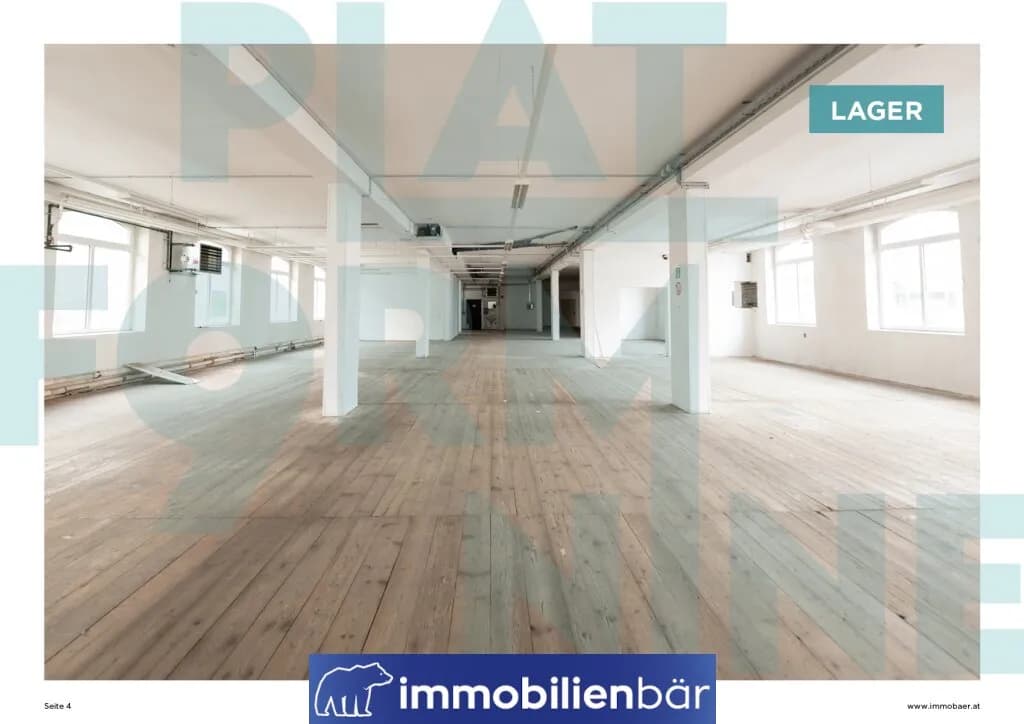 Gewerbeimmobilie mieten in Wels – 442 m², € 5