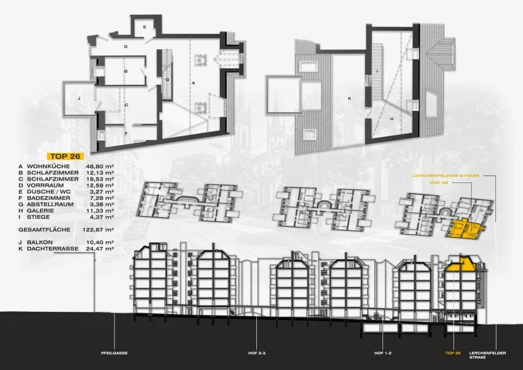 3-Zimmer-Wohnung mieten in Wien – 122,67 m², € 2.975 – Bild 25 von 28