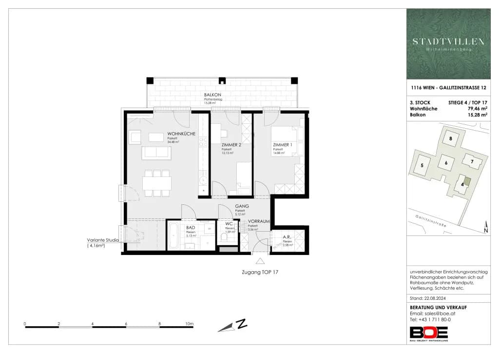 3-Zimmer-Wohnung kaufen in Wien – 79,46 m², € 648.800 – Bild 12 von 12