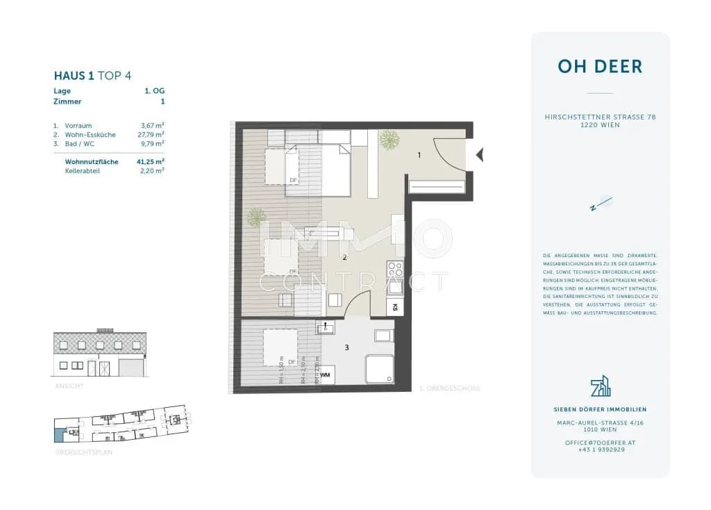 1-Zimmer-Wohnung kaufen in Wien – 41,25 m², € 225.000 – Bild 12 von 12