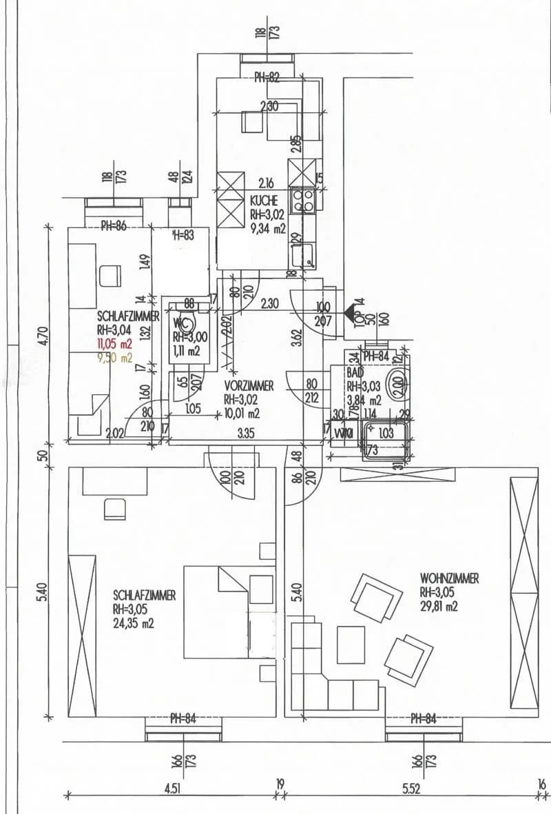 3-Zimmer-Wohnung mieten in Krems an der Donau – 89,49 m², € 920 – Bild 8 von 8