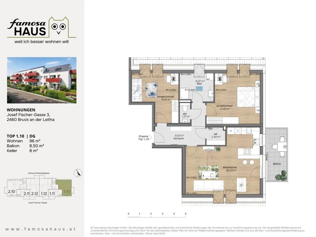 3-Zimmer-Wohnung kaufen in Bruck an der Leitha – 96 m², € 405.900 – Bild 11 von 11