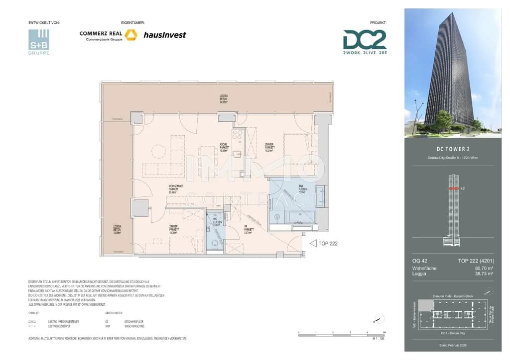 3-Zimmer-Wohnung mieten in Wien – 80,7 m², € 2.700 – Bild 21 von 21