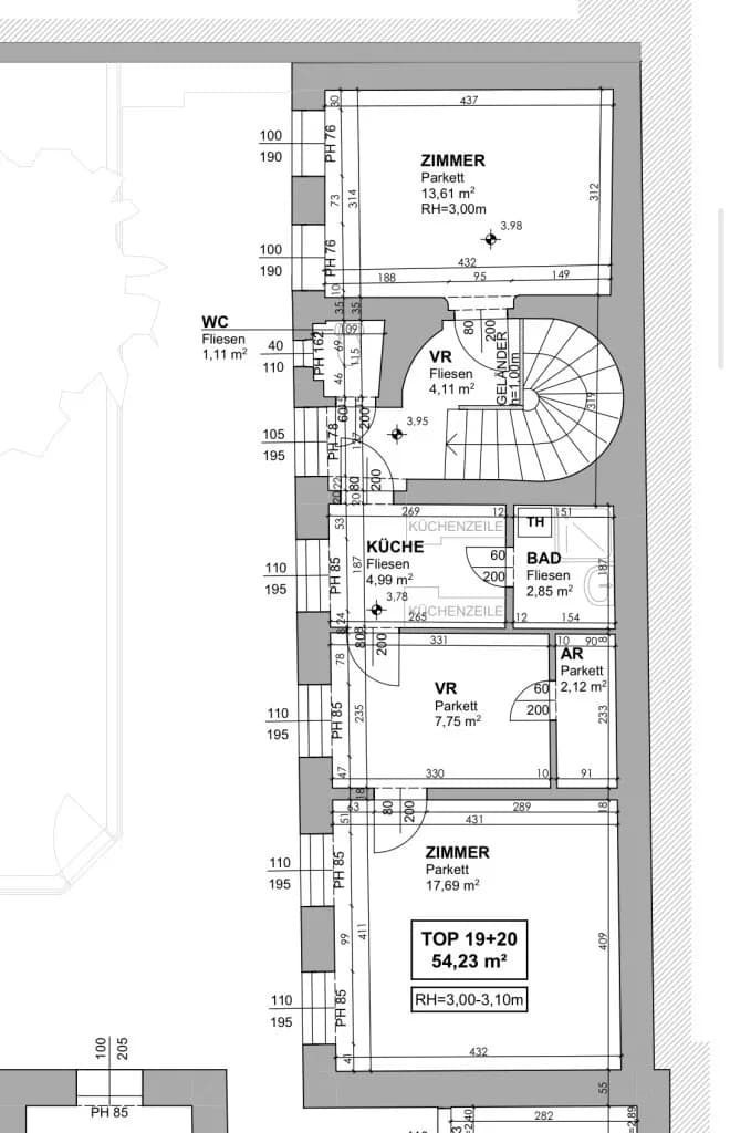 2-Zimmer-Wohnung mieten in Wien – 54,23 m², € 1.100 – Bild 9 von 9