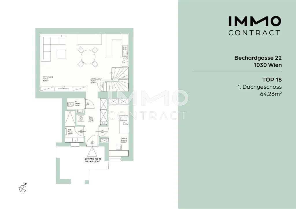 3-Zimmer-Wohnung kaufen in Wien – 91,67 m², € 985.500 – Bild 23 von 25