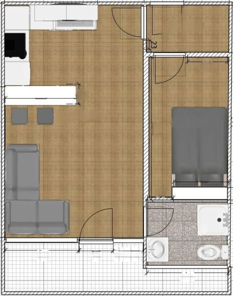 2-Zimmer-Wohnung mieten in Salzburg Stadt – 35 m², € 995 – Bild 8 von 8