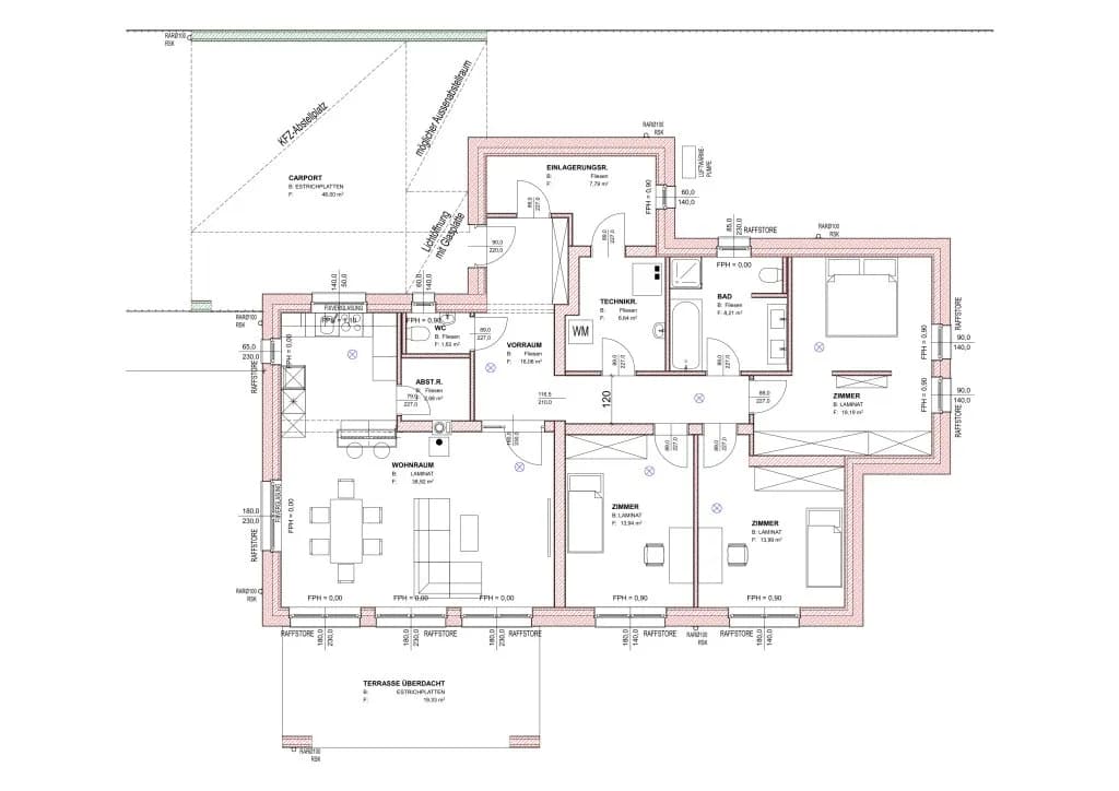 4-Zimmer-Haus kaufen in Oberwart – 114,61 m², € 409.000 – Bild 7 von 9