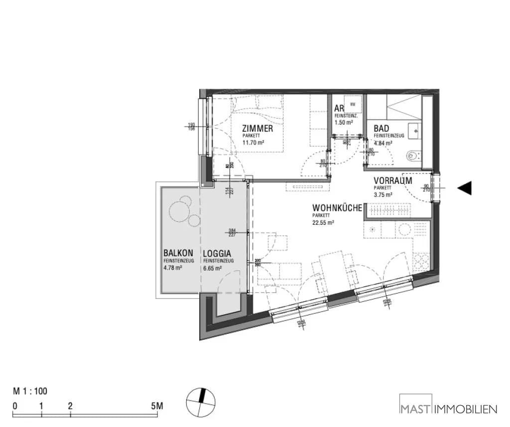 2-Zimmer-Wohnung kaufen in Wien – 51 m², € 330.000 – Bild 11 von 11