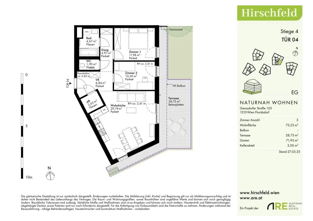 3-Zimmer-Wohnung kaufen in Wien – 73,23 m², € 441.000 – Bild 14 von 15