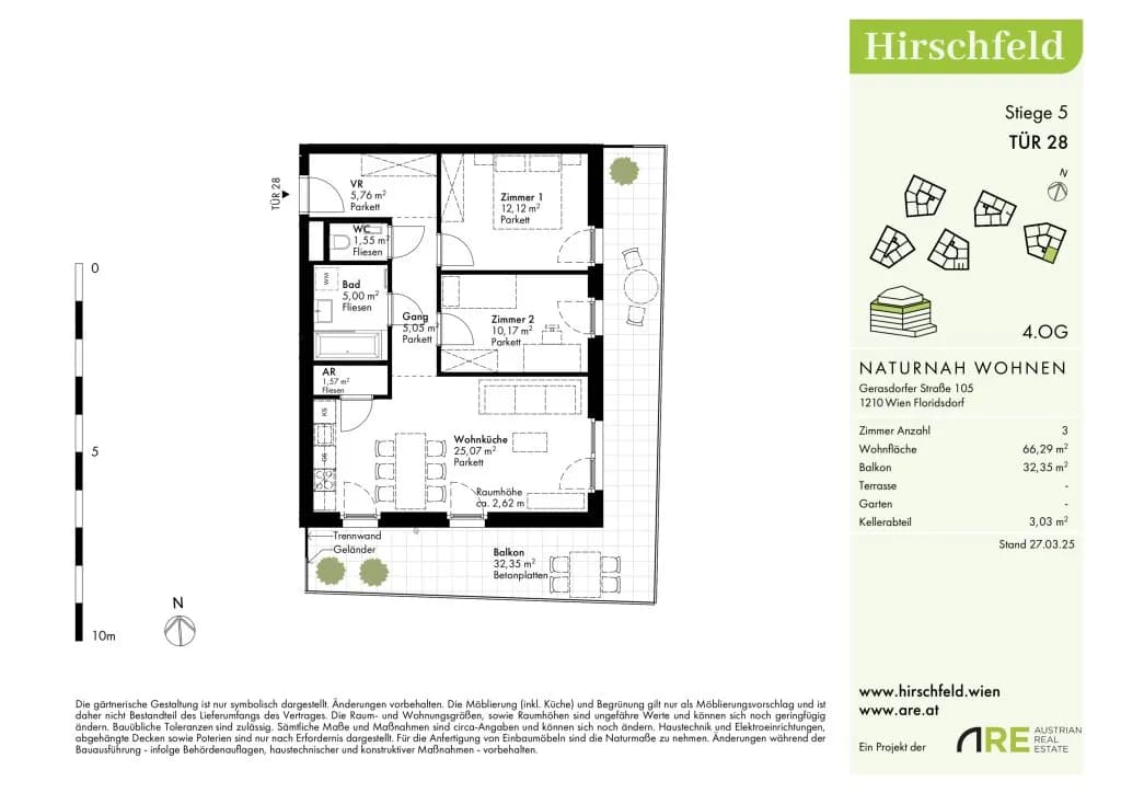 3-Zimmer-Wohnung kaufen in Wien – 65,55 m², € 417.000 – Bild 13 von 14