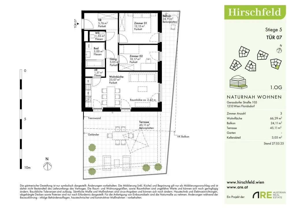 3-Zimmer-Wohnung kaufen in Wien – 65,79 m², € 436.000 – Bild 6 von 7