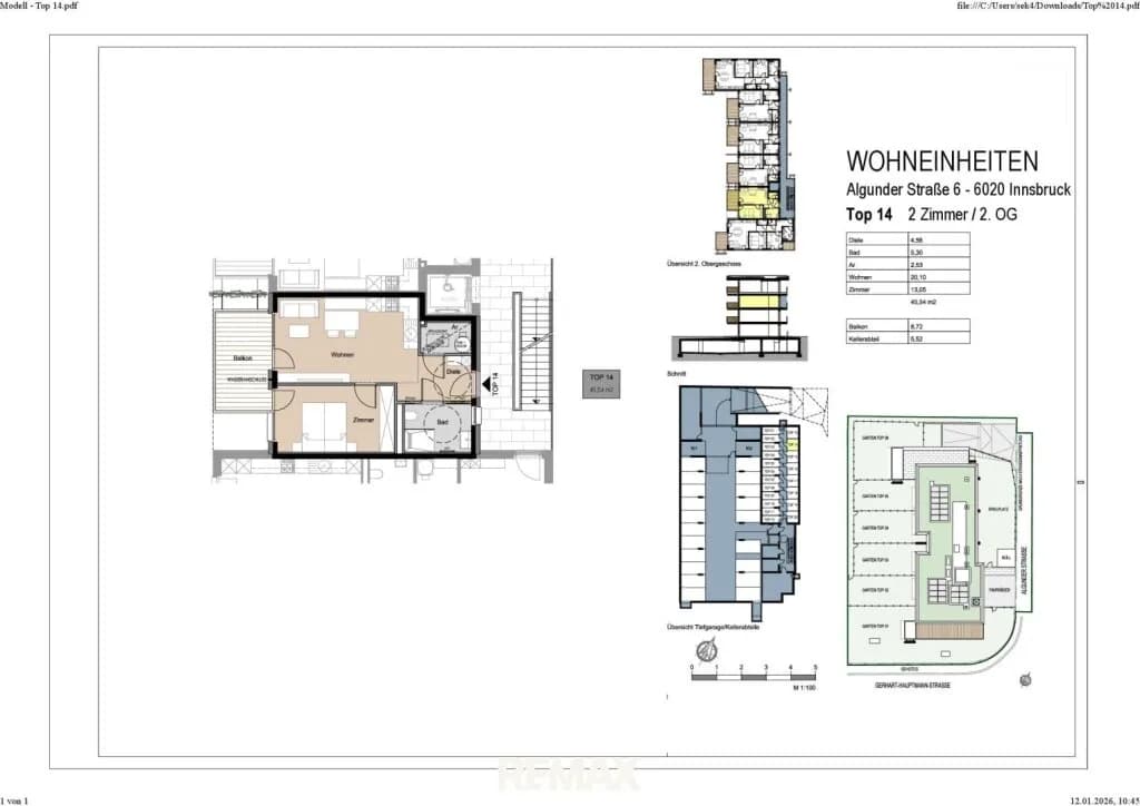 2-Zimmer-Wohnung kaufen in Innsbruck – 45,54 m², € 480.700 – Bild 6 von 6