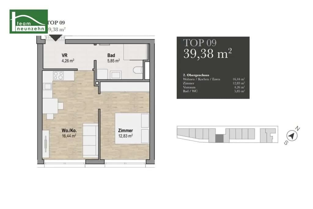 Immobilie kaufen in Graz – 39,1 m², € 201.000 – Bild 4 von 4