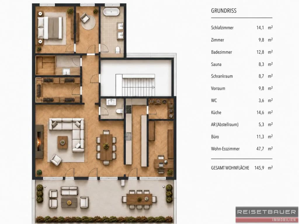 Wohnung kaufen in Wien – 145,9 m², € 889.000 – Bild 21 von 21