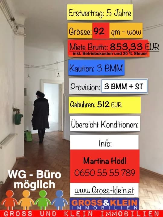 2-Zimmer-Gewerbeimmobilie mieten in Wien – 82 m², € 711 – Bild 27 von 28