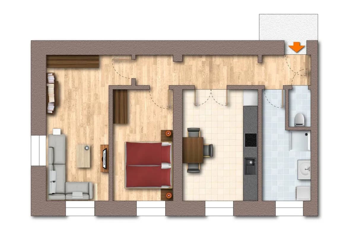 3-Zimmer-Wohnung kaufen in Graz – 54,14 m², € 156.460 – Bild 8 von 10