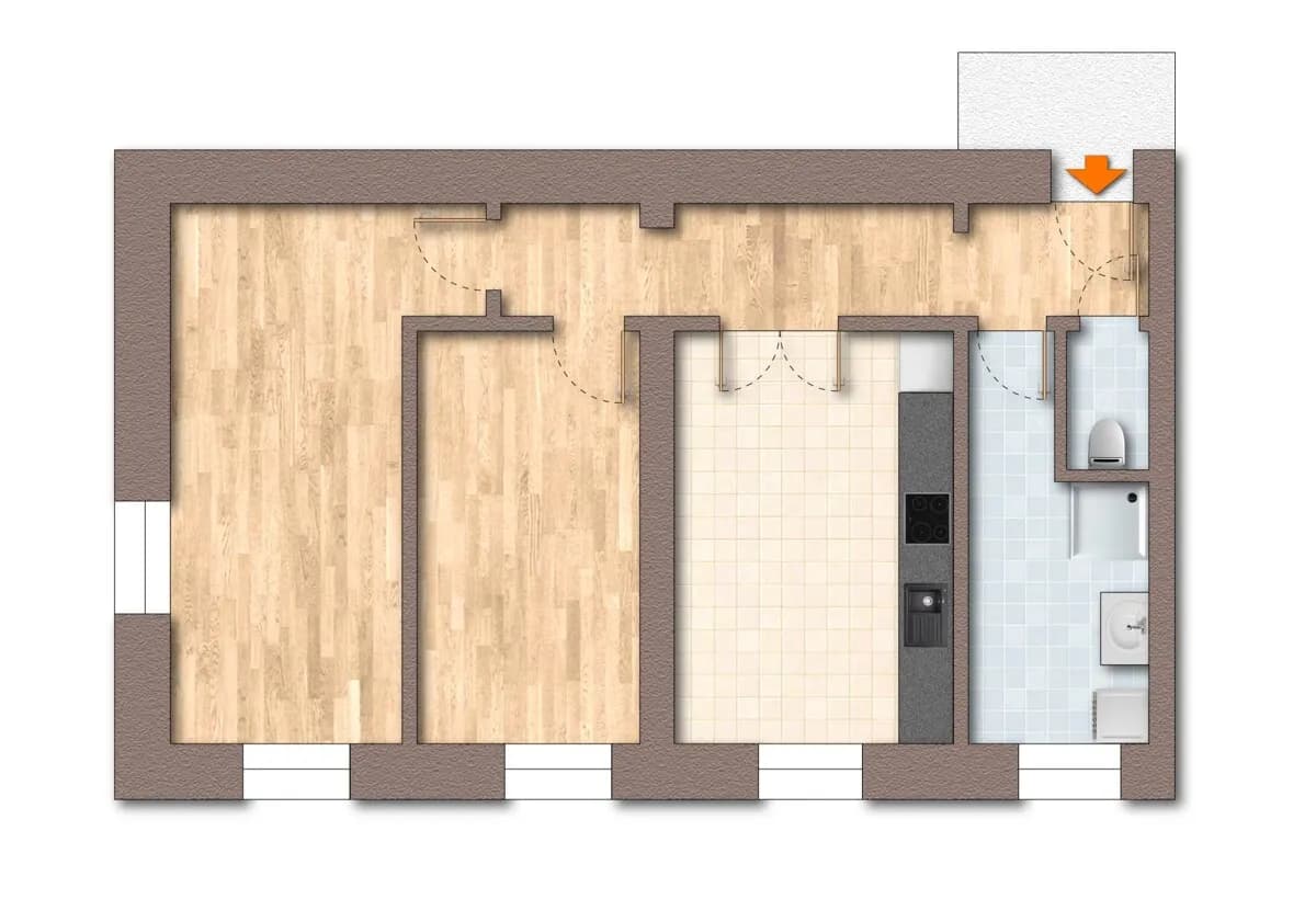 3-Zimmer-Wohnung kaufen in Graz – 54,14 m², € 156.460 – Bild 9 von 10