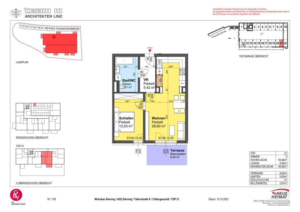 2-Zimmer-Wohnung mieten in Steyr-Land – 55,06 m², € 707 – Bild 4 von 4