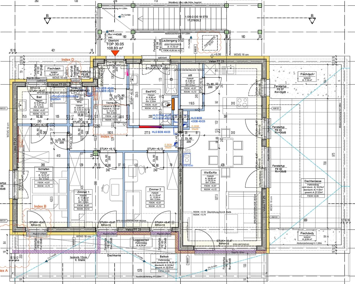 4-Zimmer-Wohnung mieten in Graz-Umgebung – 108,83 m², € 1.839 – Bild 18 von 18