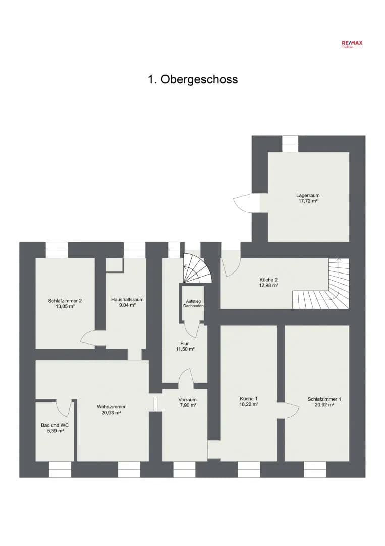 5-Zimmer-Haus kaufen in Leoben – 143 m², € 129.000 – Bild 20 von 21
