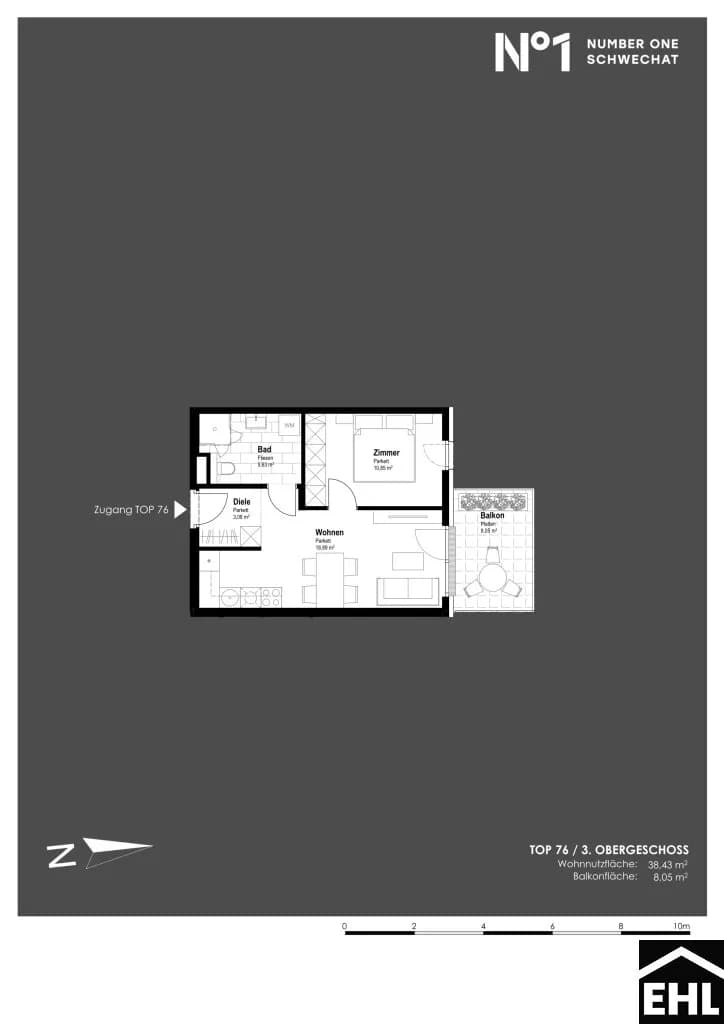 Immobilie kaufen in Bruck an der Leitha – 38,43 m², € 203.600 – Bild 10 von 10