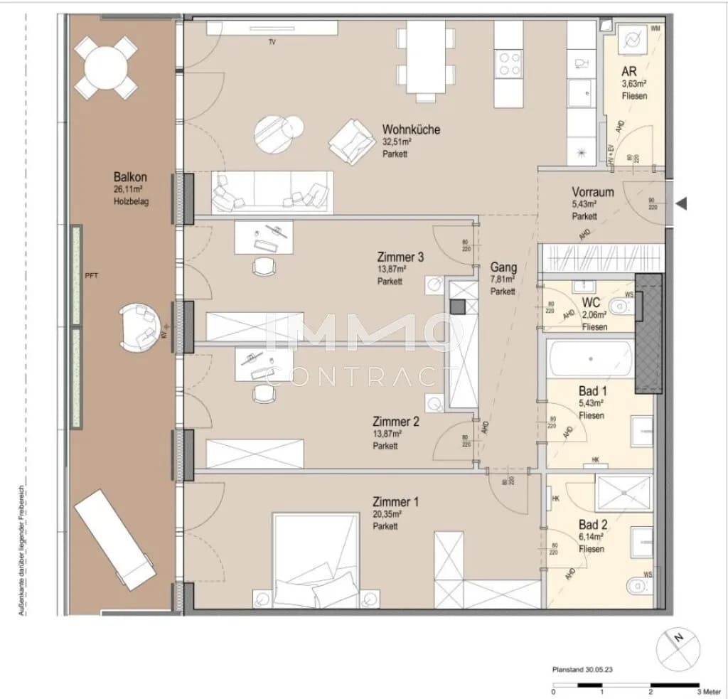 4-Zimmer-Wohnung kaufen in Wien – 111,1 m², € 1.525.000 – Bild 17 von 17