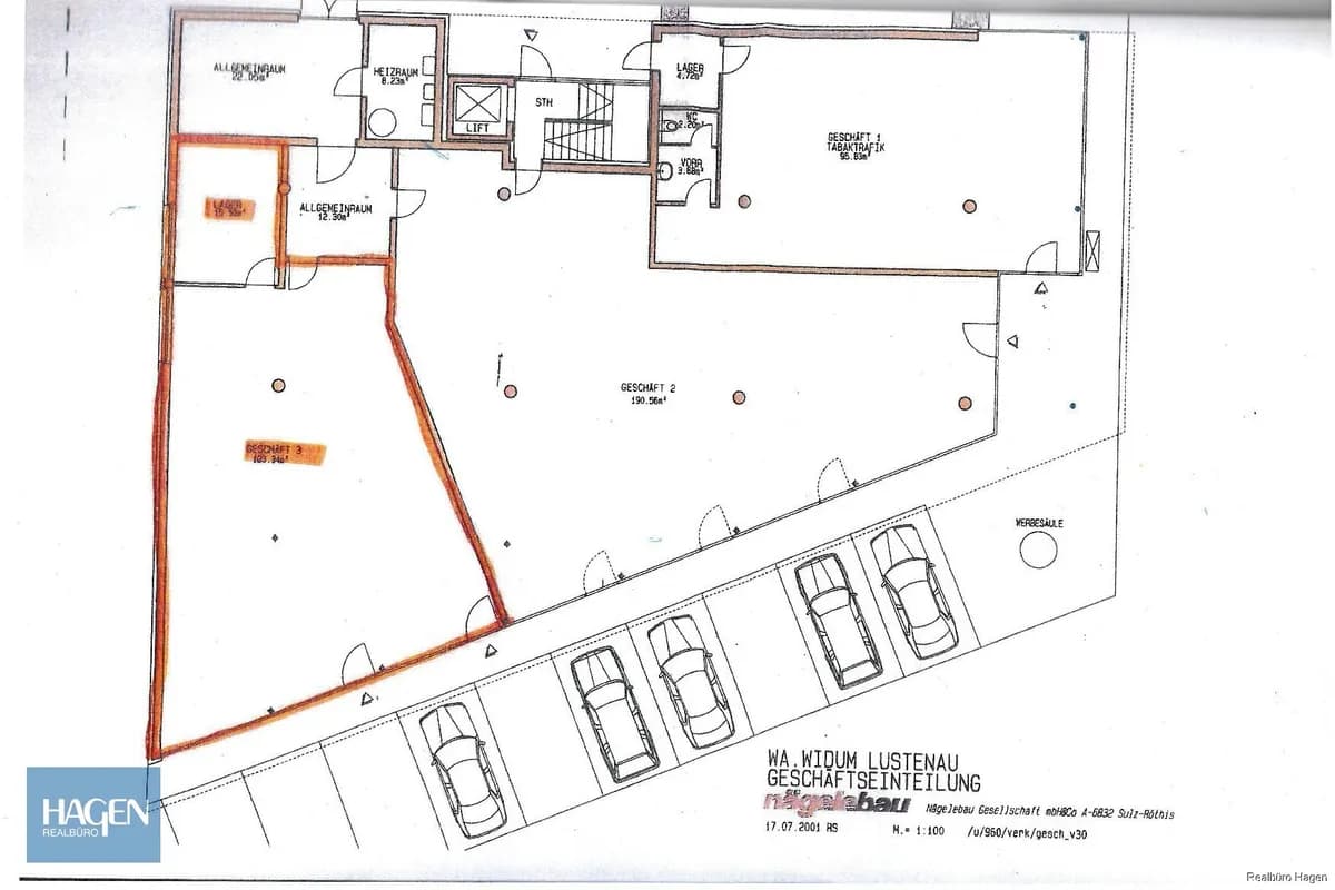 Gewerbeimmobilie mieten in Dornbirn – 123 m², € 1.482 – Bild 6 von 7