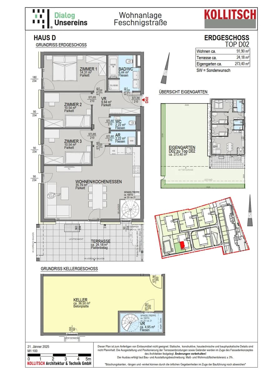 4-Zimmer-Wohnung kaufen in Klagenfurt – 91,56 m², € 558.800 – Bild 6 von 7