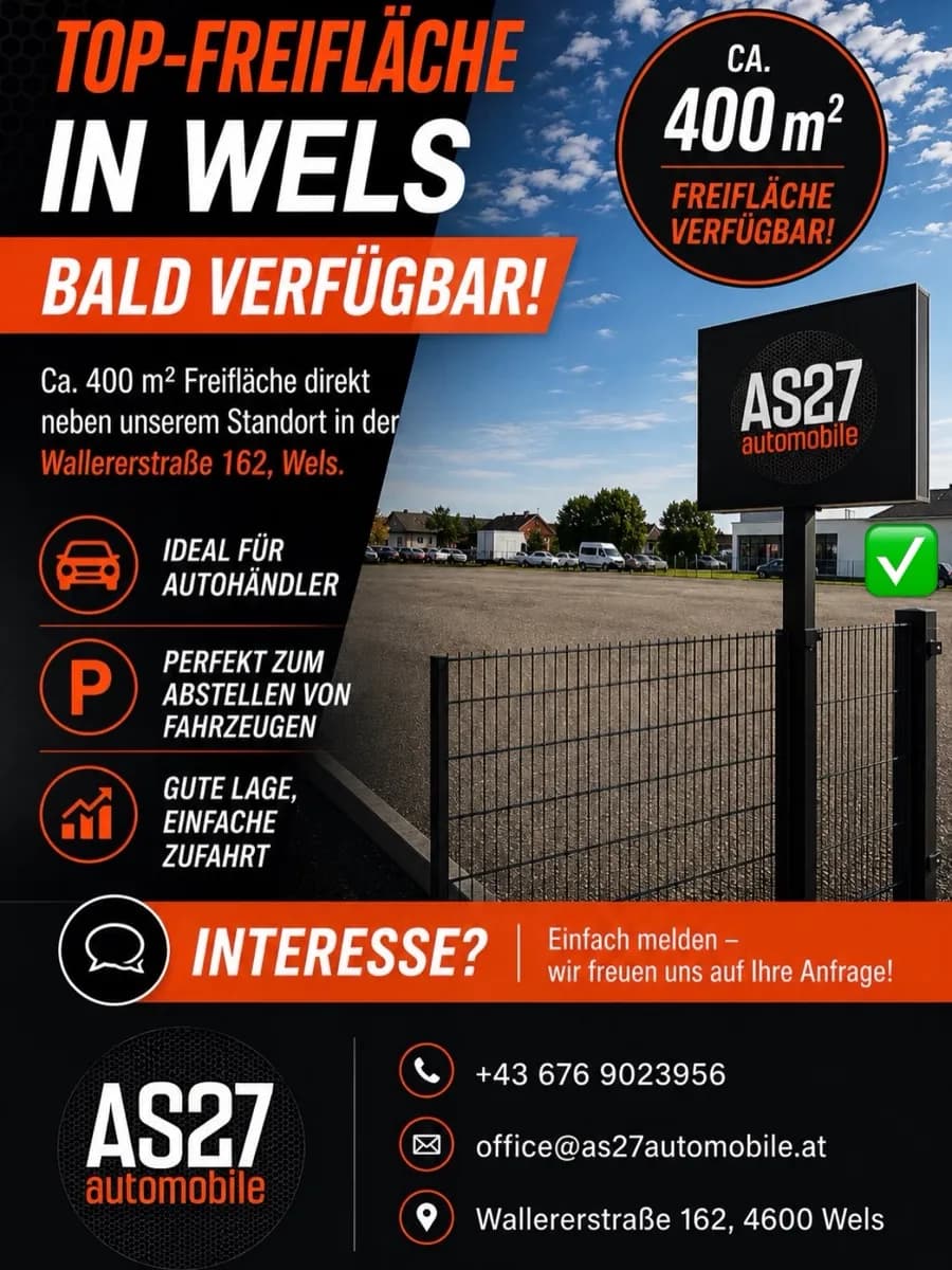 Immobilie mieten in Wels – 400 m², € 1.150