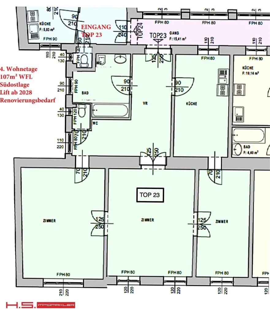 3-Zimmer-Wohnung kaufen in Wien – 106 m², € 639.000 – Bild 14 von 14
