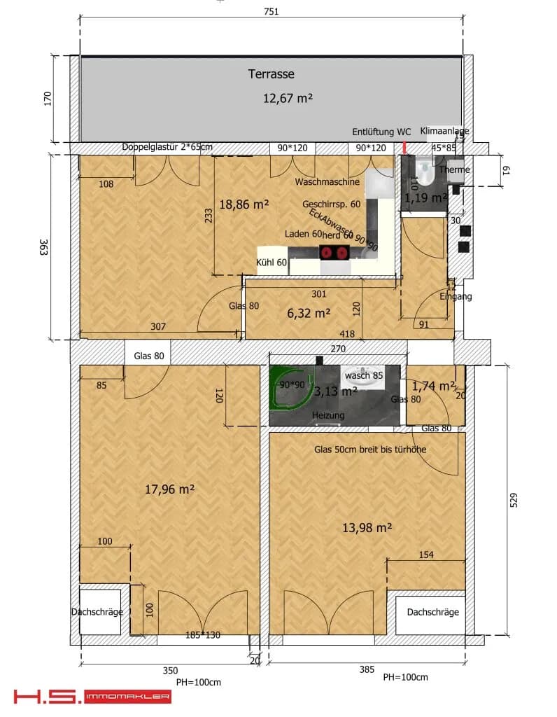 2-Zimmer-Wohnung kaufen in Wien – 63 m², € 419.000 – Bild 19 von 19