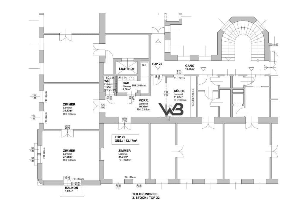 3-Zimmer-Wohnung kaufen in Wien – 111 m², € 599.000 – Bild 15 von 15