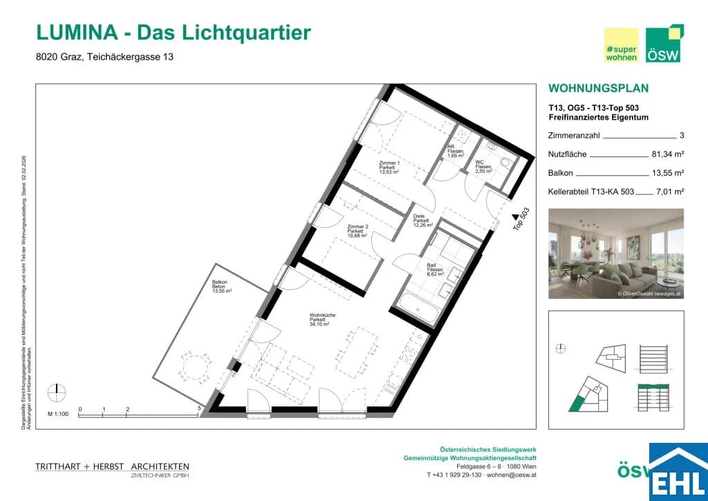 3-Zimmer-Wohnung kaufen in Graz – 81,94 m², € 399.000 – Bild 9 von 9