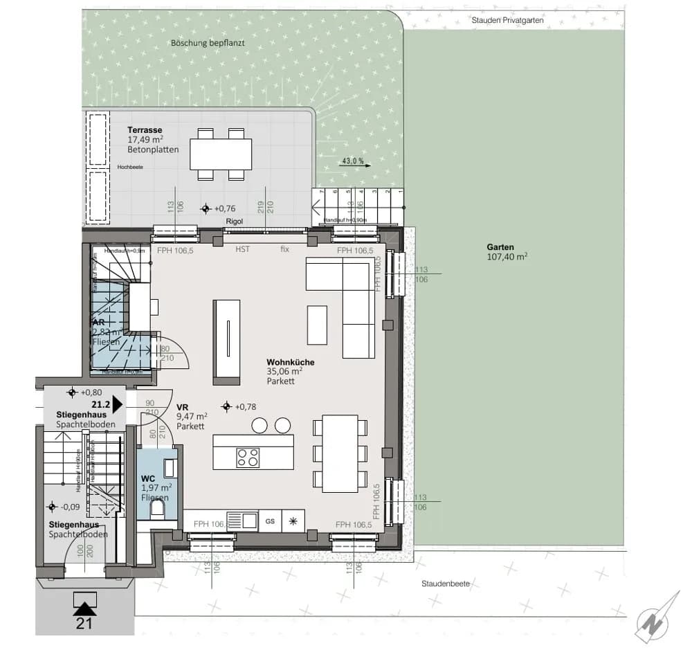 3-Zimmer-Wohnung kaufen in Linz – 93,94 m², € 584.000 – Bild 5 von 7