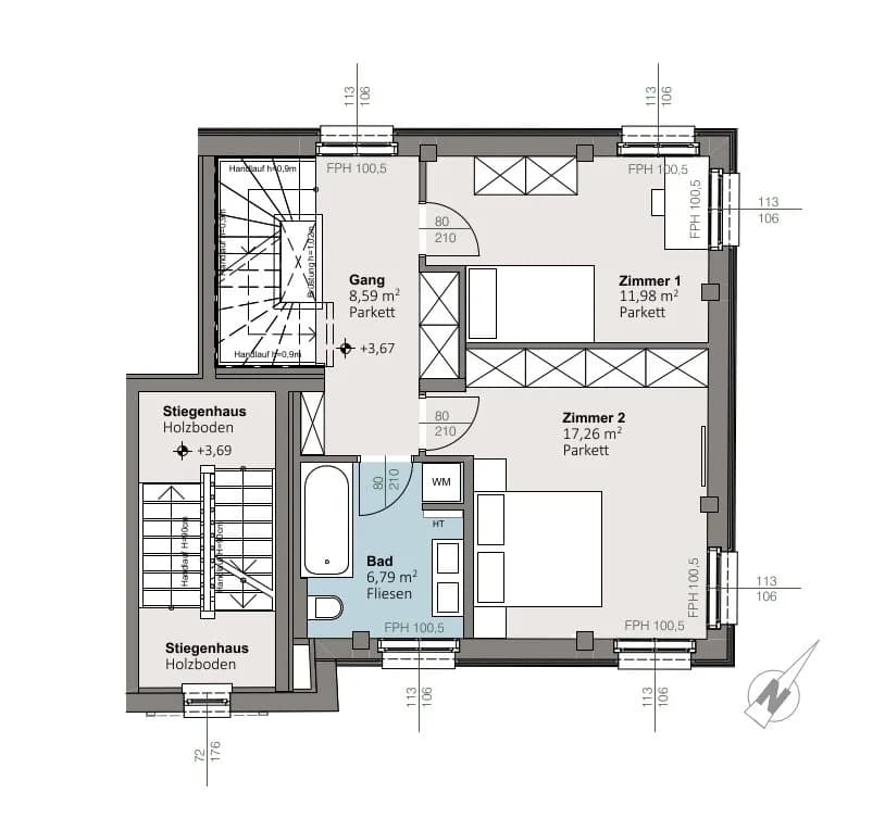 3-Zimmer-Wohnung kaufen in Linz – 93,94 m², € 584.000 – Bild 6 von 7