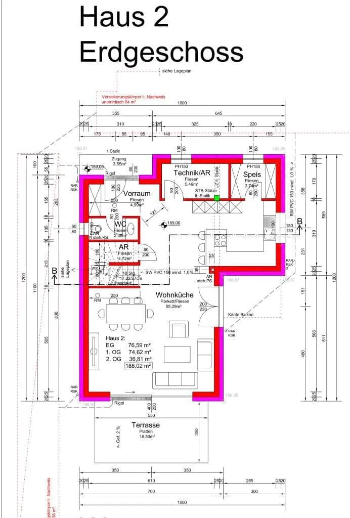 5-Zimmer-Haus kaufen in Mödling – 186,31 m², € 1.100.000 – Bild 13 von 14