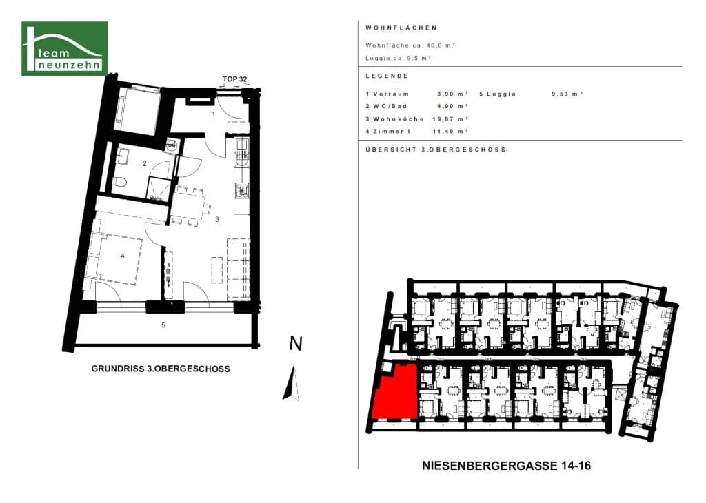 2-Zimmer-Wohnung mieten in Graz – 40,16 m², € 639 – Bild 24 von 24