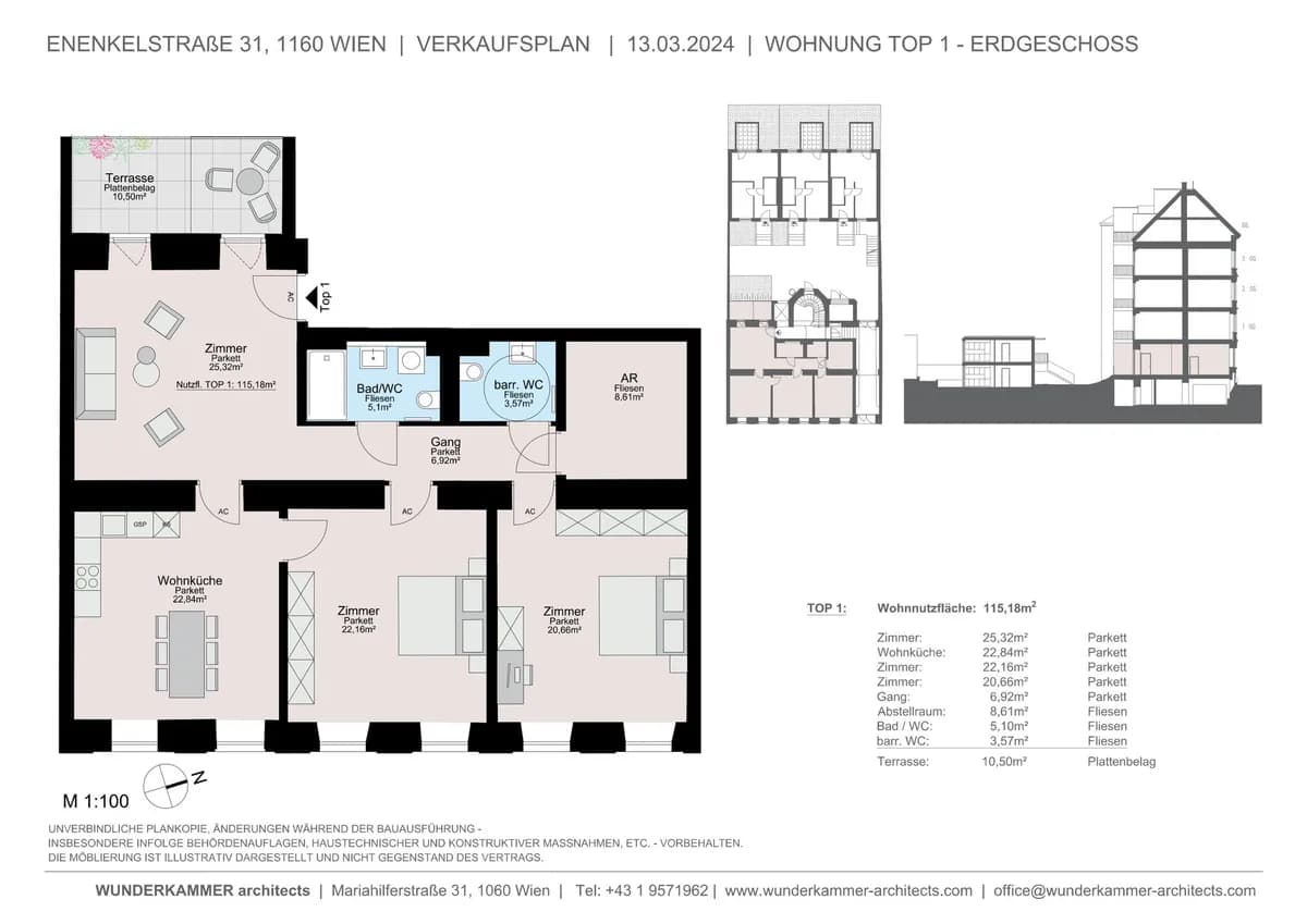 4-Zimmer-Gewerbeimmobilie mieten in Wien – 115 m², € 1.999 – Bild 8 von 9