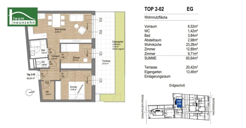 Immobilie kaufen in Wien – 60,66 m², € 359.000 – Bild 15 von 15