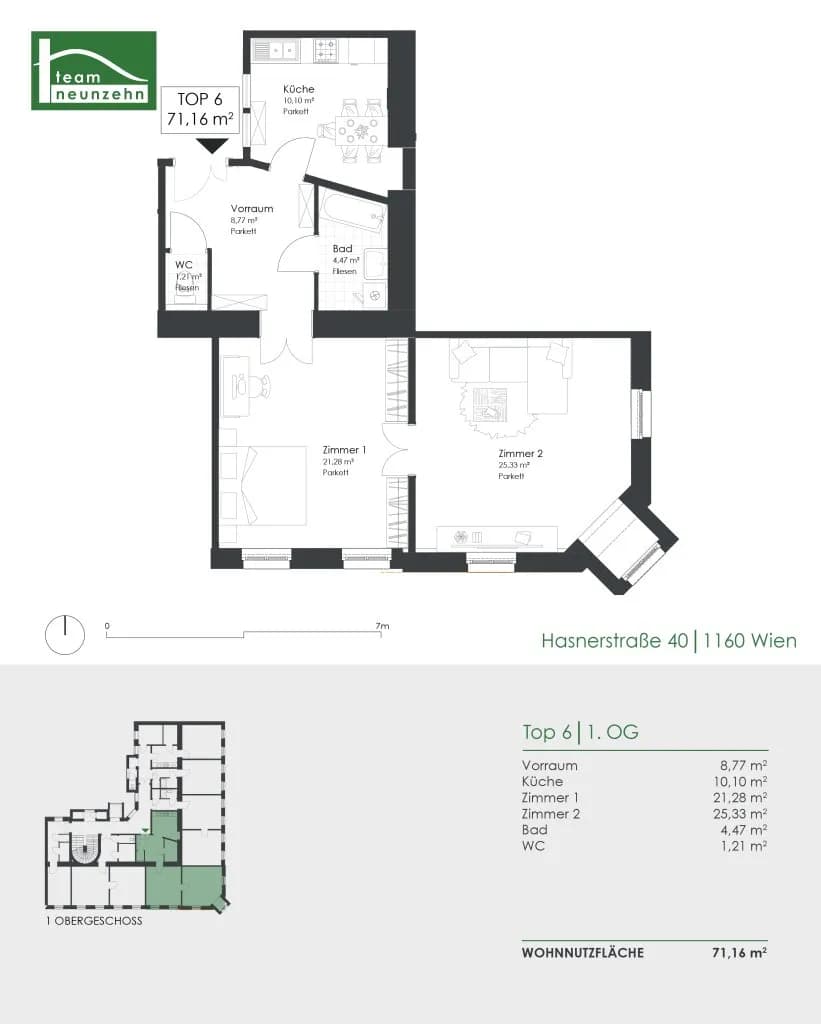 2-Zimmer-Wohnung kaufen in Wien – 71,16 m², € 364.000 – Bild 23 von 23