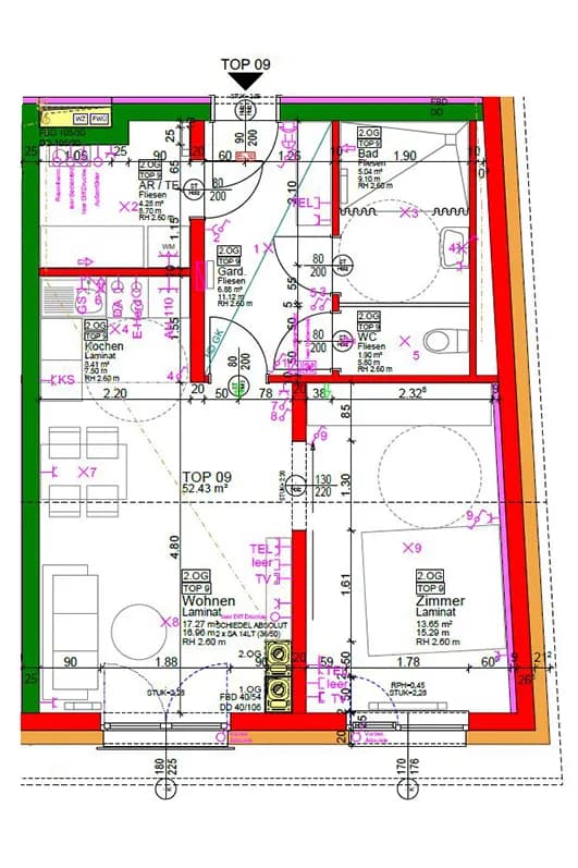 Wohnung mieten in Zwettl – 52,43 m², € 383 – Bild 4 von 19