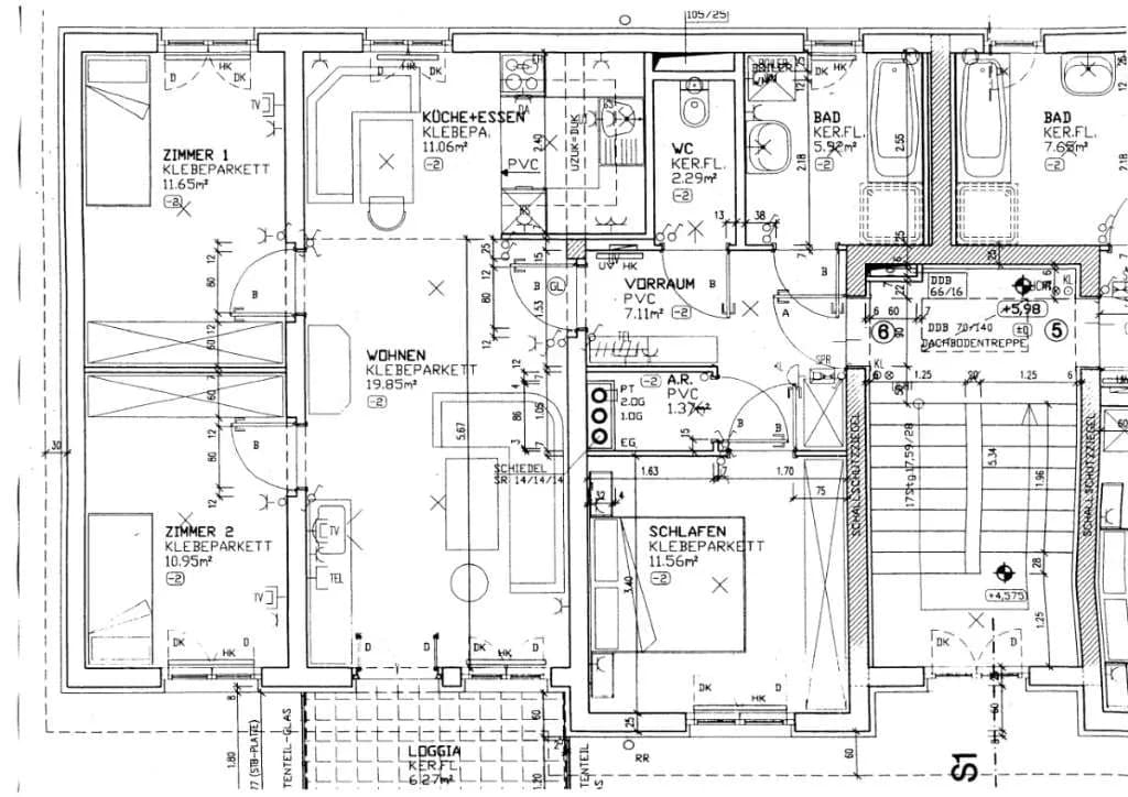 4-Zimmer-Wohnung mieten in Urfahr-Umgebung – 88,03 m², € 880 – Bild 3 von 4