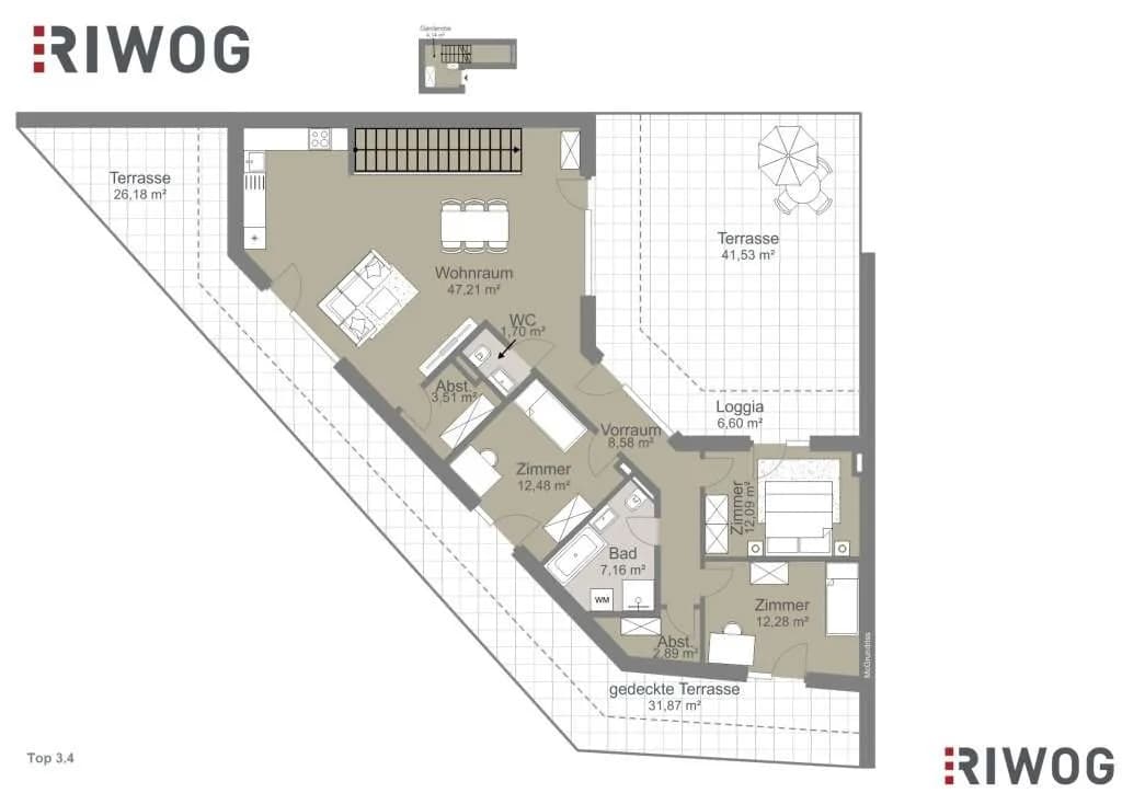 4-Zimmer-Wohnung kaufen in Mistelbach – 112,04 m², € 514.000 – Bild 25 von 25
