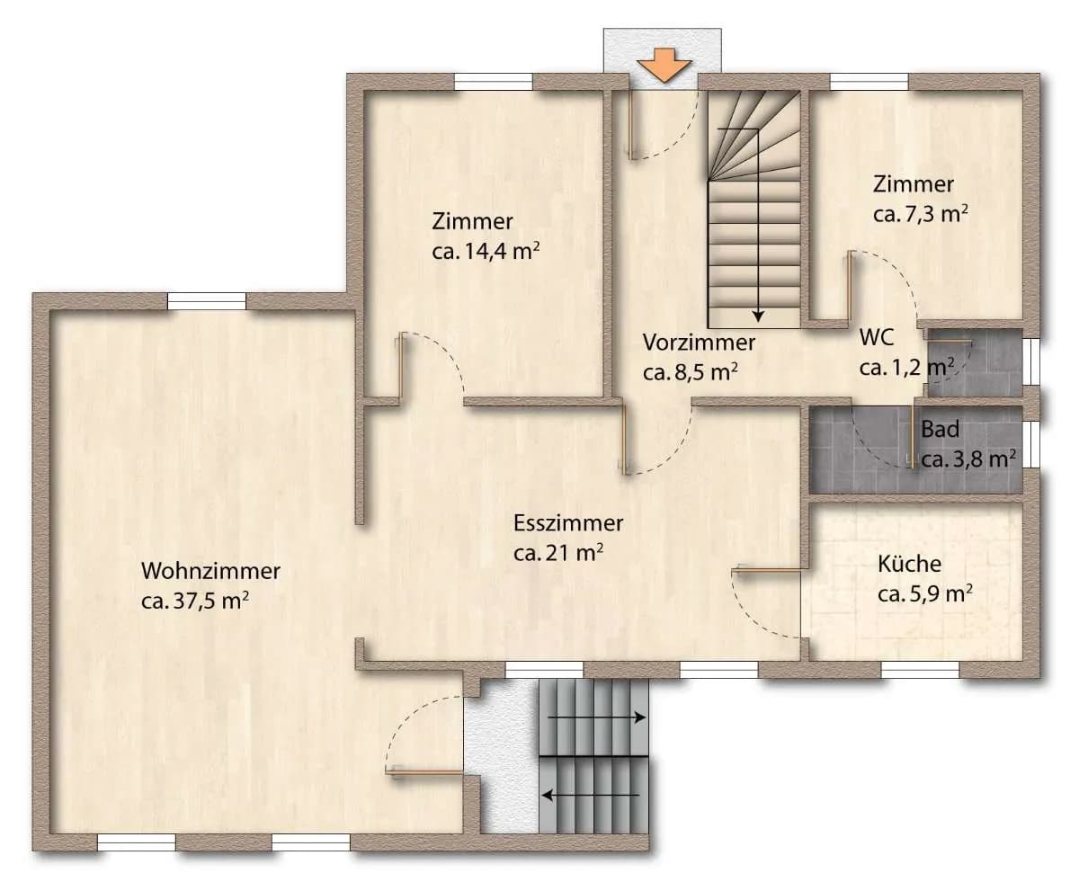 8-Zimmer-Haus kaufen in Graz-Umgebung – 184 m², € 535.000 – Bild 8 von 26