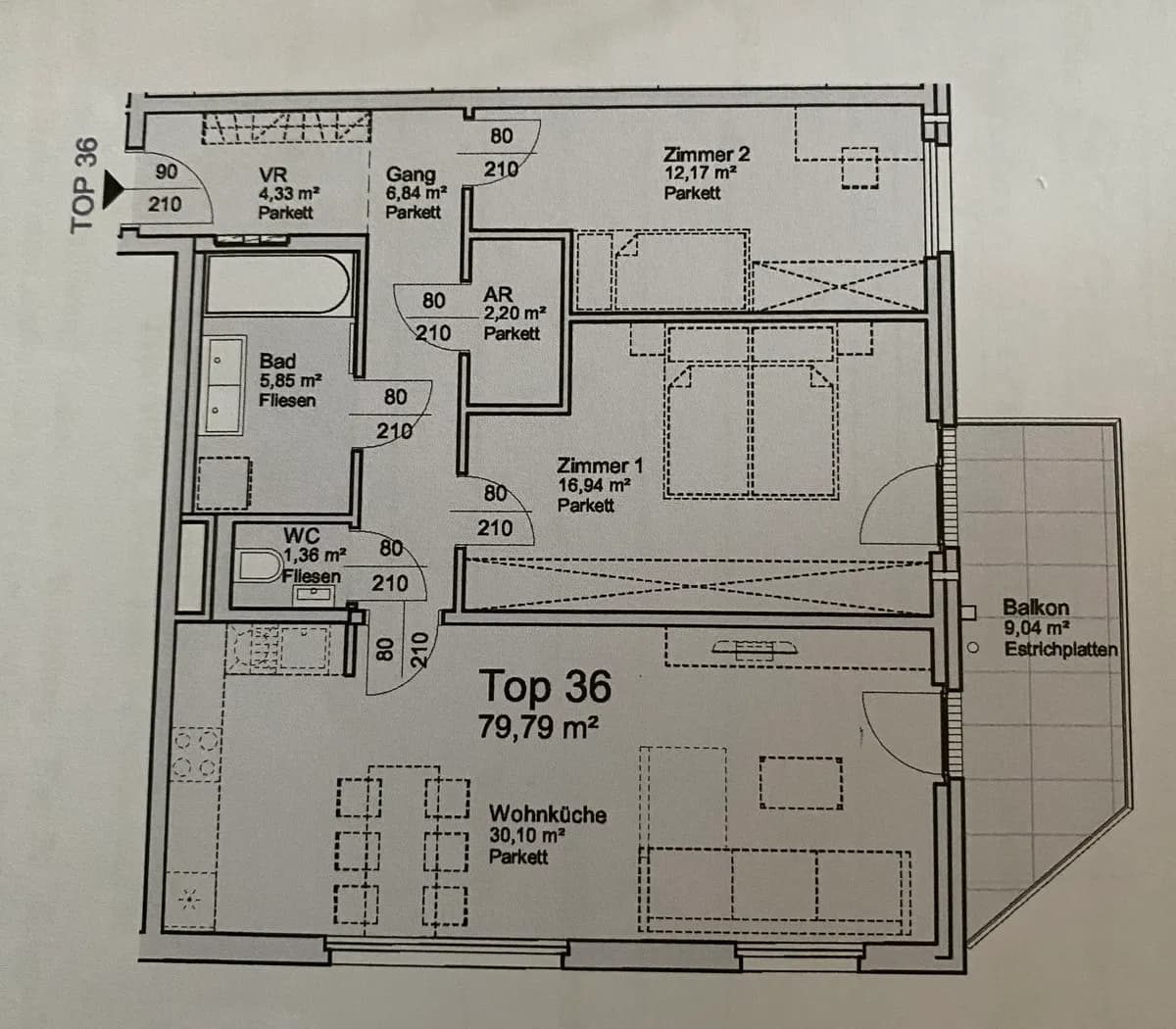 3-Zimmer-Wohnung mieten in Wien – 80 m², € 1.850 – Bild 21 von 21