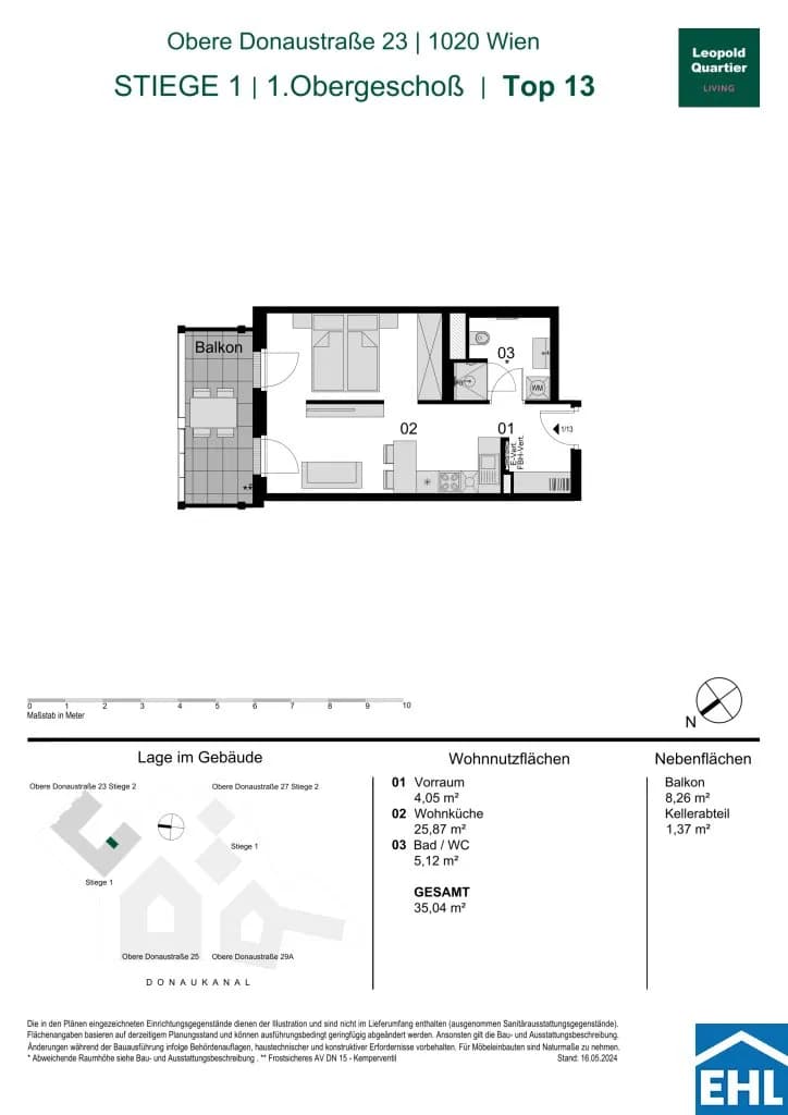 Immobilie kaufen in Wien – 35,34 m², € 314.000 – Bild 33 von 33