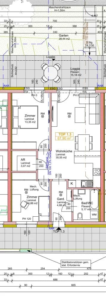3-Zimmer-Wohnung kaufen in Gänserndorf – 67 m², € 239.000 – Bild 15 von 15