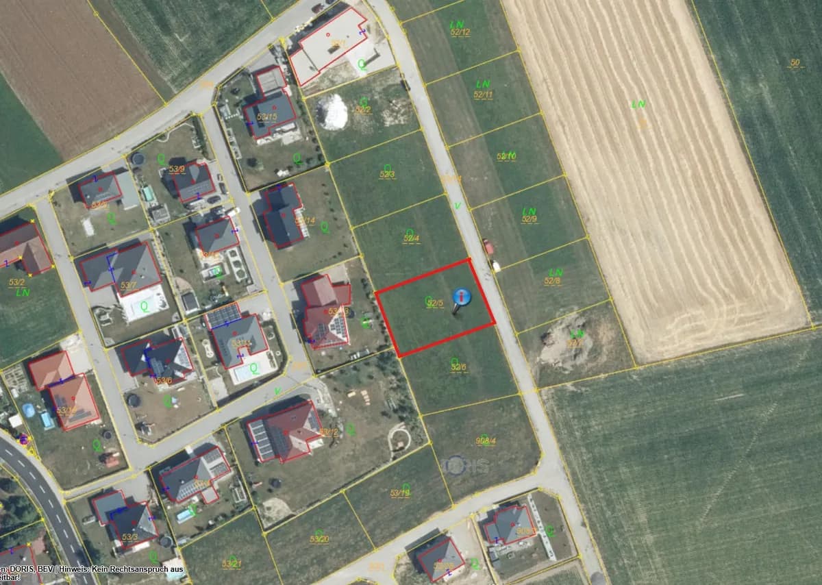 Grundstück kaufen in Grieskirchen – 879 m², € 43.950 – Bild 4 von 5