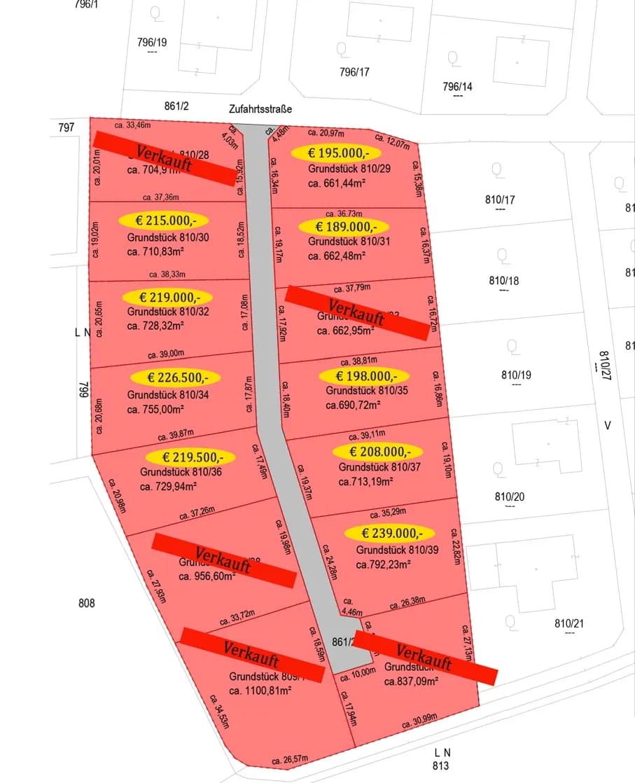 Grundstück kaufen in Grieskirchen – 690 m², € 189.000 – Bild 2 von 15