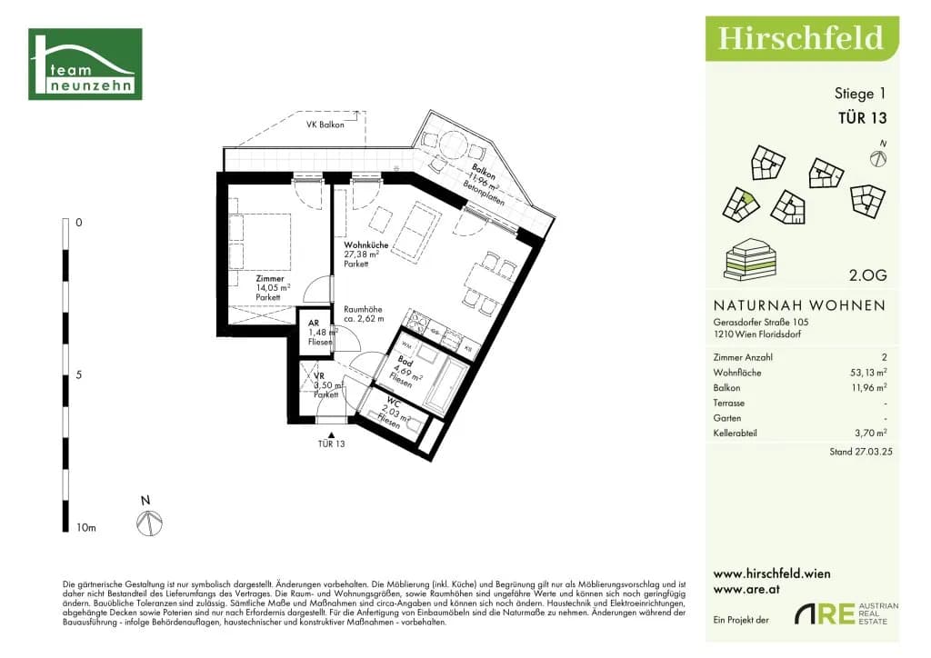 2-Zimmer-Wohnung kaufen in Wien – 53,13 m², € 302.000 – Bild 27 von 27
